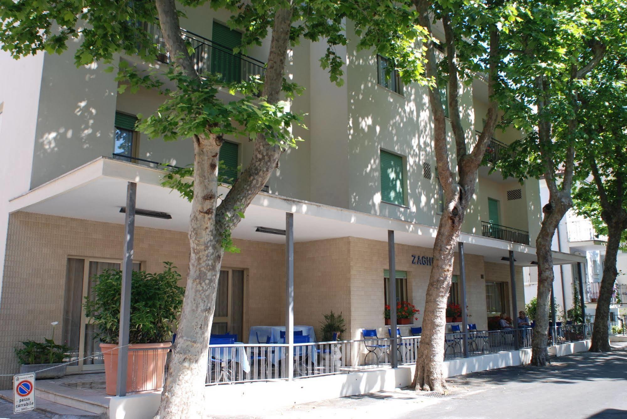 Hotel Zaghini ريميني المظهر الخارجي الصورة